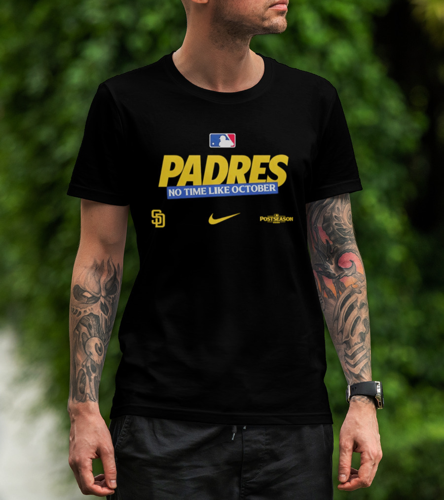 San Diego Padres No Time Like October 2026 MLB Postseason Nike T-Shirt