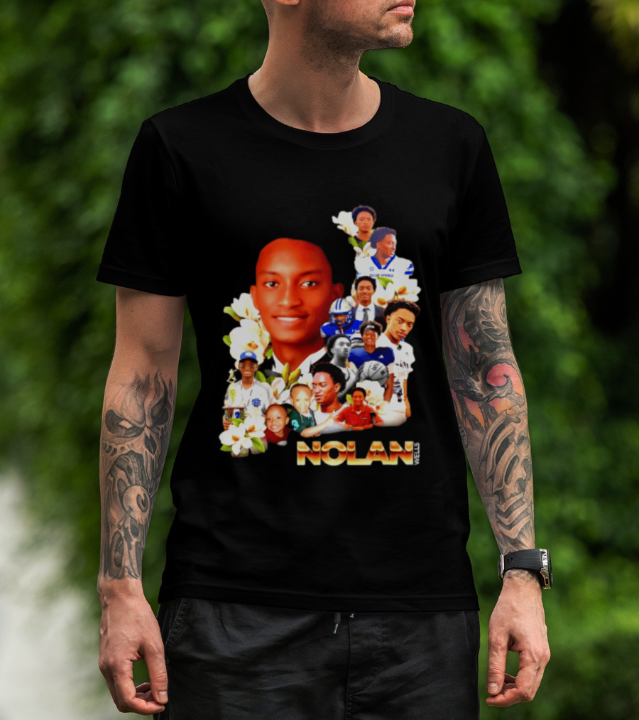 Justice For Nolan Wells 2026 Memorial Collage T-Shirt