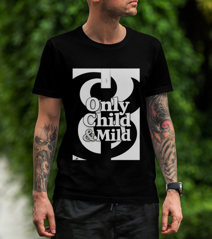 Only Child And Mild Cursive Ampersand T-Shirt