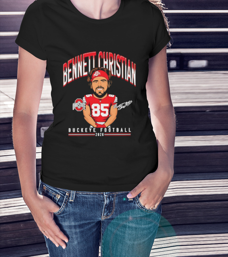 Bennett Christian Ohio State Buckeyes Football 2026 Caricature 85 T-Shirt