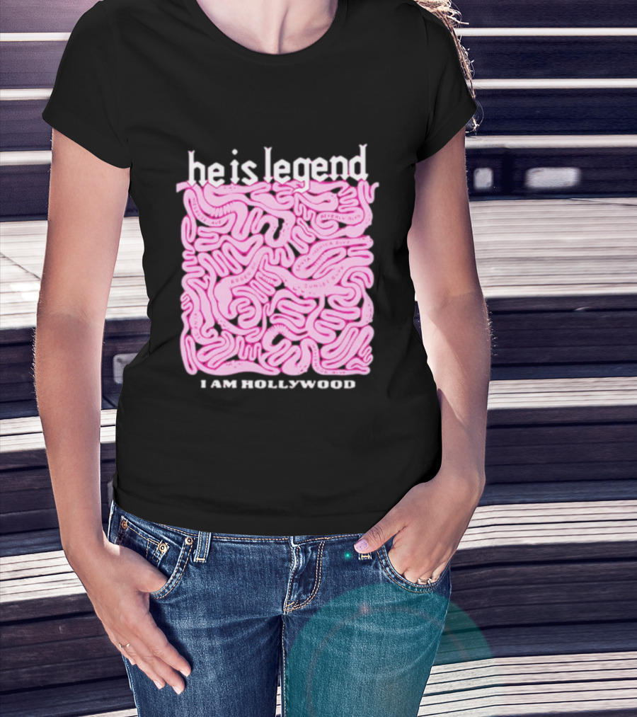 He Is Legend I Am Hollywood Los Angeles Streets Sunset Vine Melrose T-Shirt