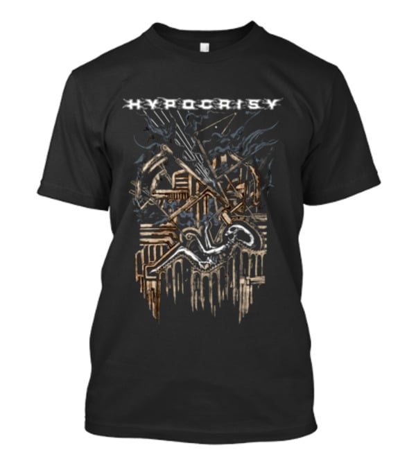 Indiemerchstore Hypocrisy Alien Tour Artillery Cannons And Angelic Figure T-Shirt