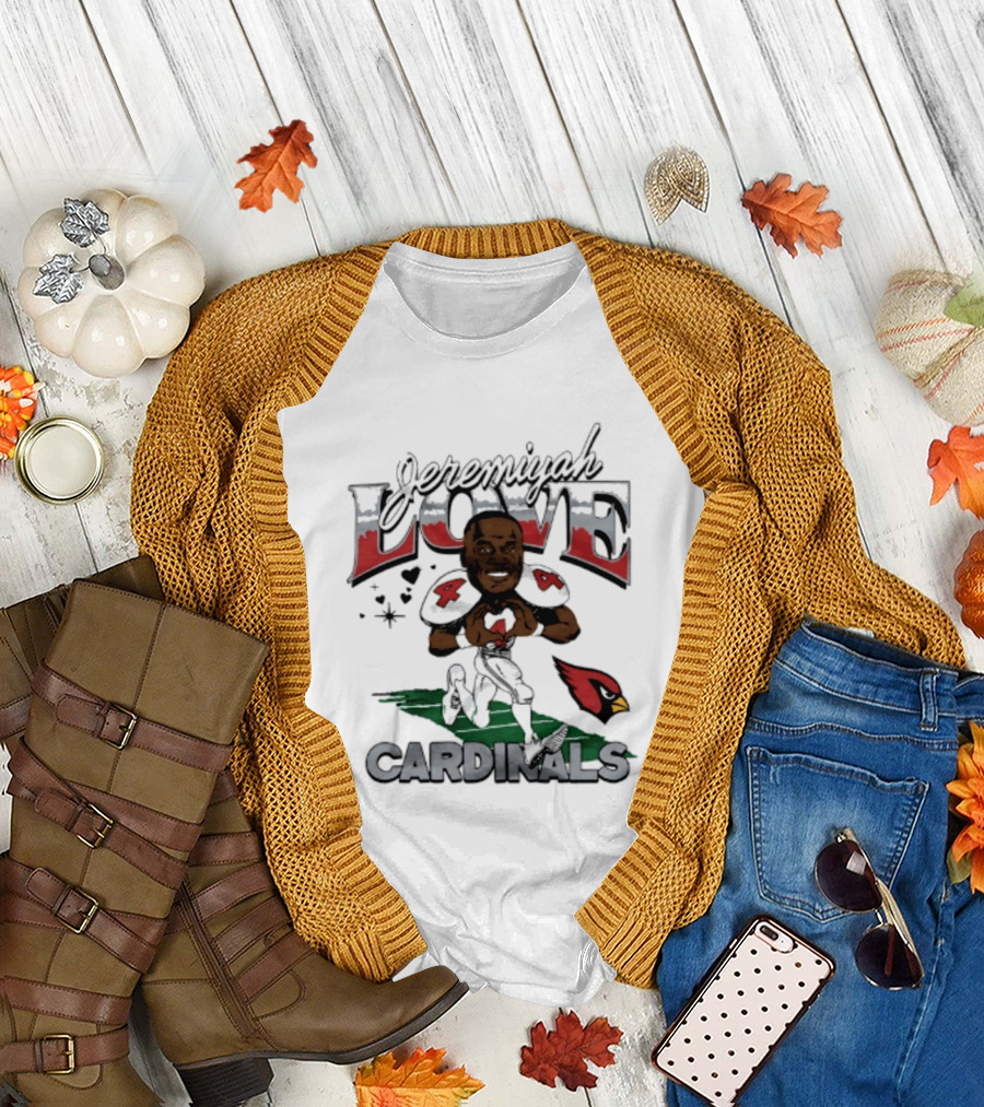 Arizona Cardinals Jeremiyah Love Caricature Player T-Shirt