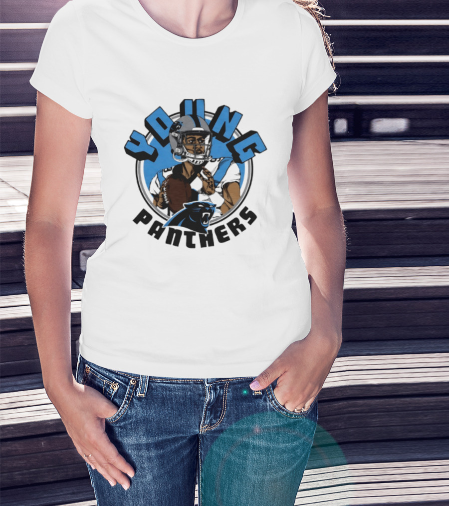 Bryce Young Carolina Panthers Football Star Quarterback T-Shirt