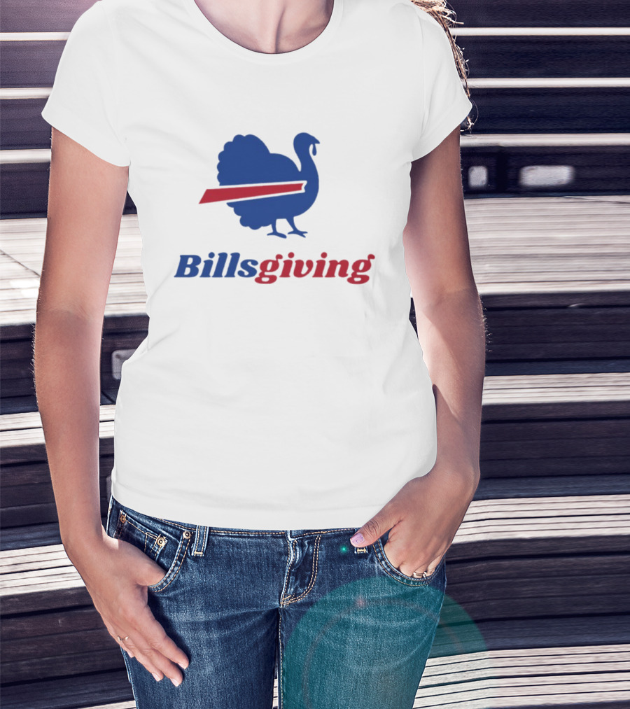 Buffalo Bills Turkey Billsgiving Thanksgiving T-Shirt