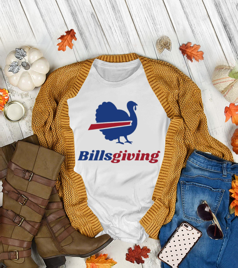 Buffalo Bills Turkey Billsgiving Thanksgiving T-Shirt