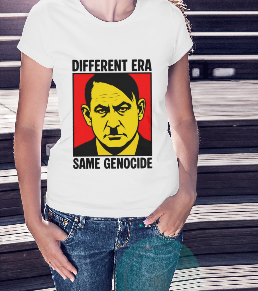 Different Era Same Genocide Protest Activism Iconic Political Commentary T-Shirt