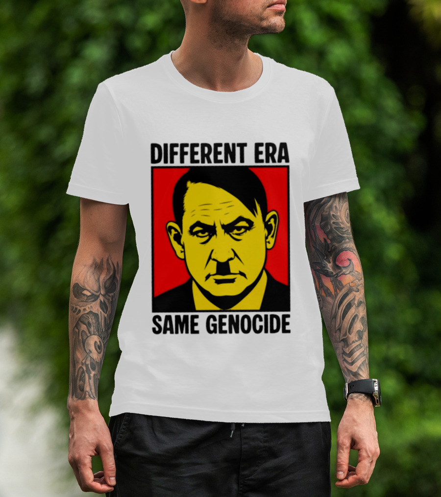 Different Era Same Genocide Protest Activism Iconic Political Commentary T-Shirt