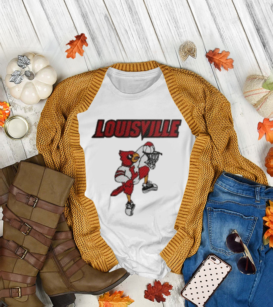 Louisville Cardinals Basketball 2026 White Jersey T-Shirt