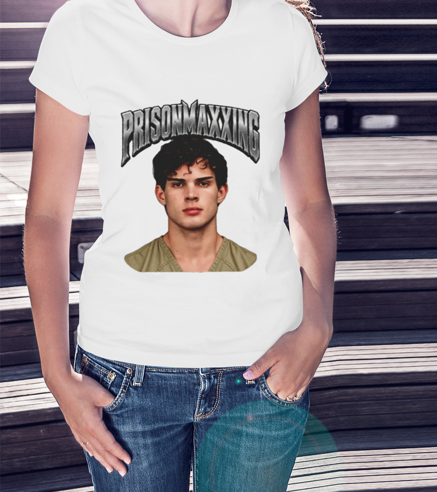 Prisonmaxxing Internet Meme Shot Concept T-Shirt