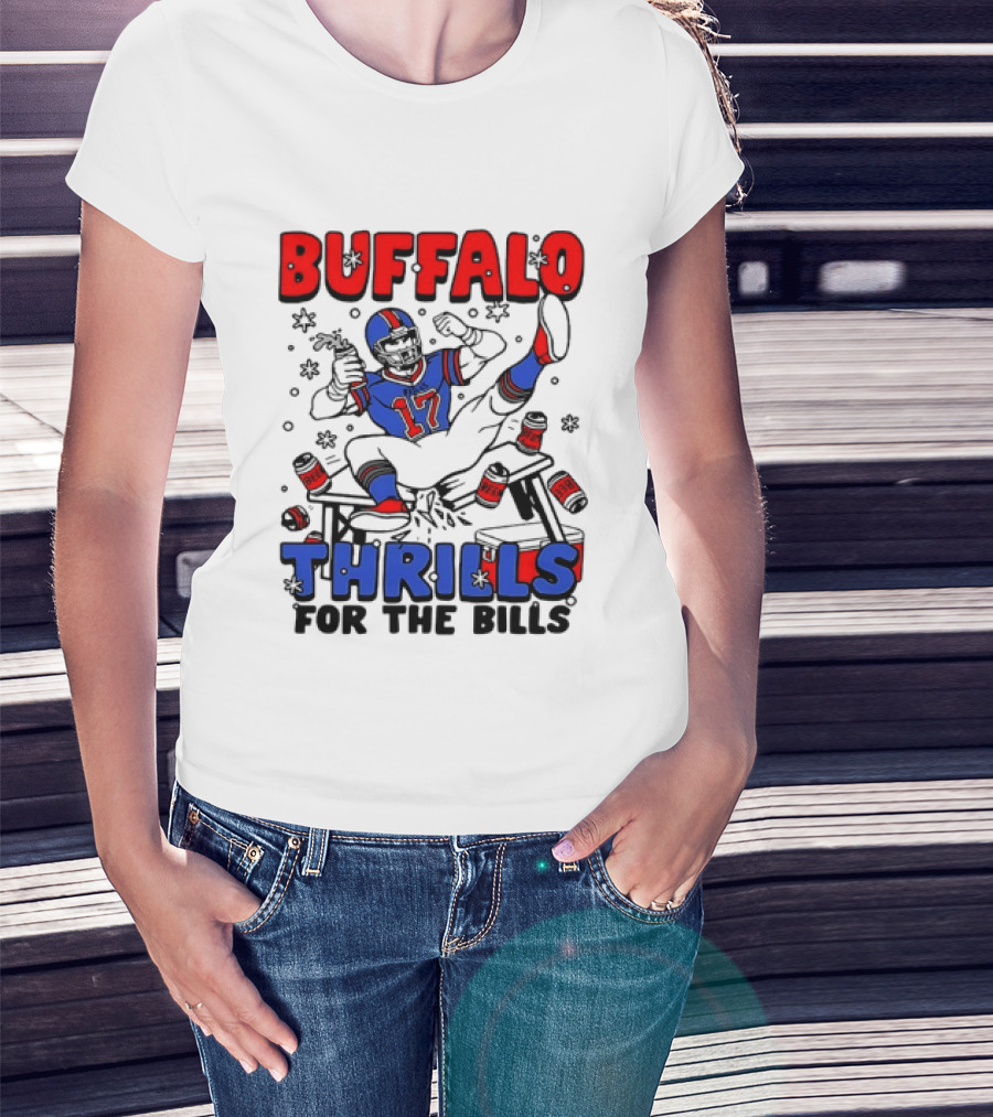 Buffalo Thrills For The Bills Football Celebration T-Shirt