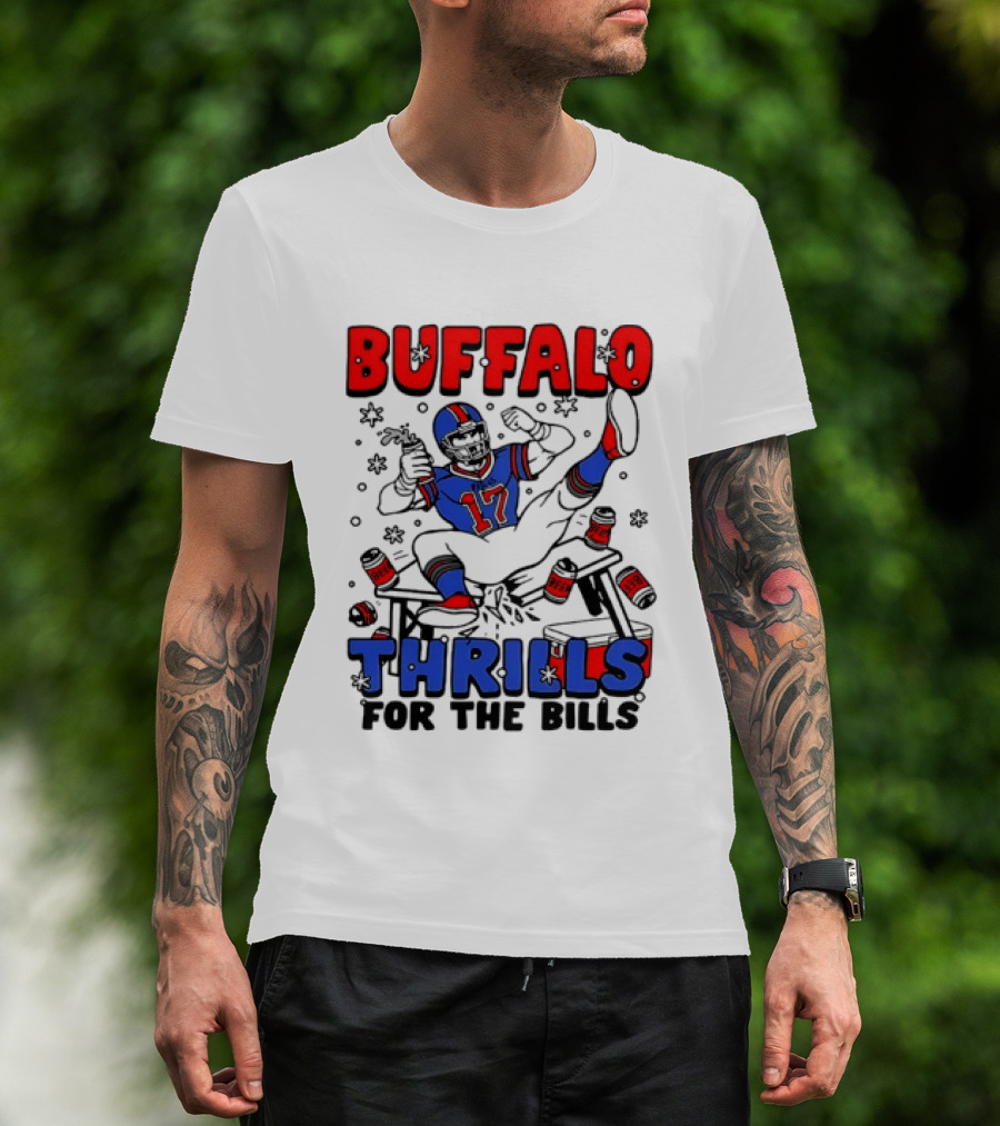 Buffalo Thrills For The Bills Football Celebration T-Shirt