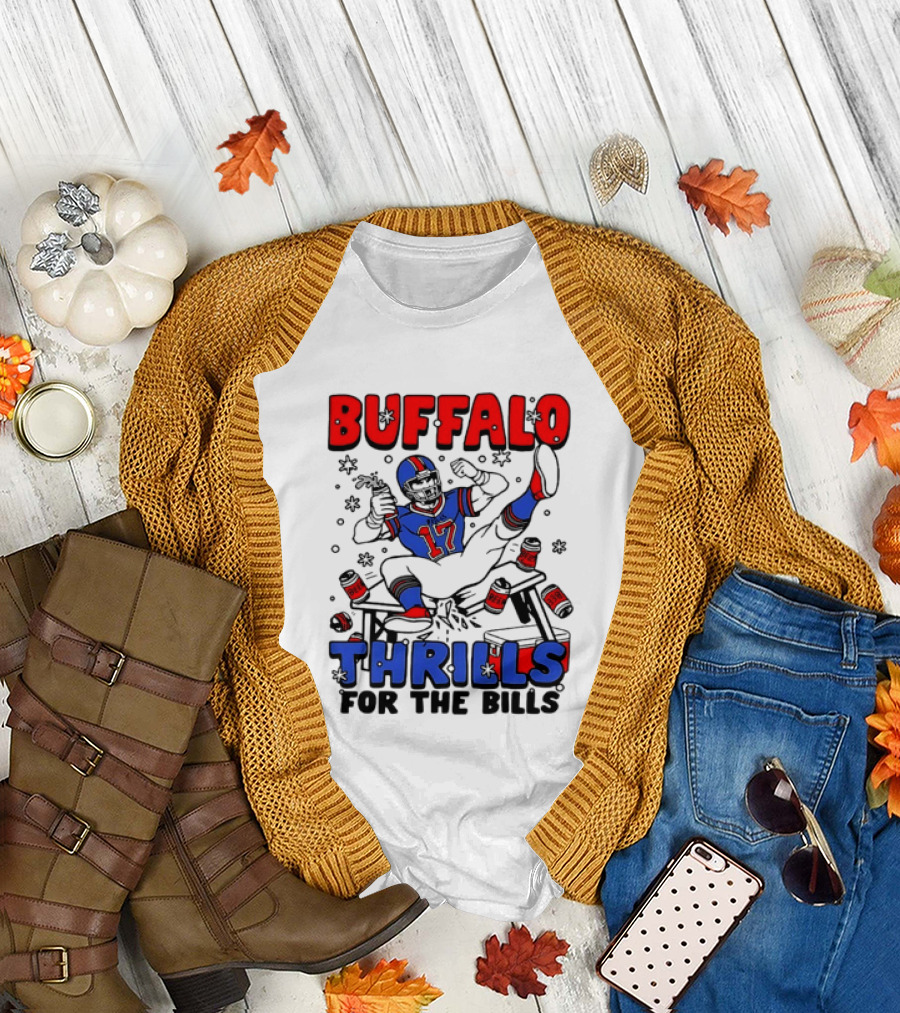 Buffalo Thrills For The Bills Football Celebration T-Shirt