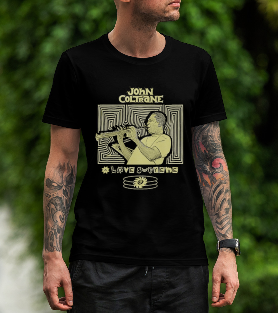 John Coltrane Live Supreme Jazz Iconic Performance T-Shirt