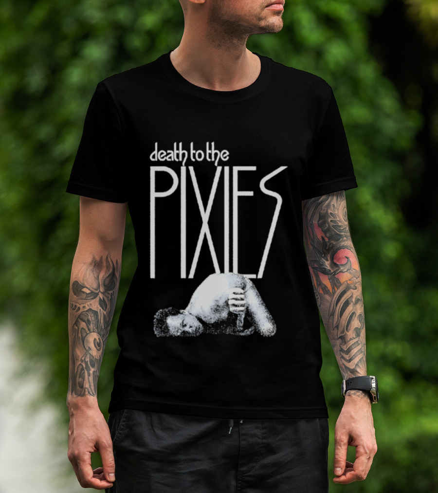 Les Claypool Wearing Death To The Pixies T-Shirt
