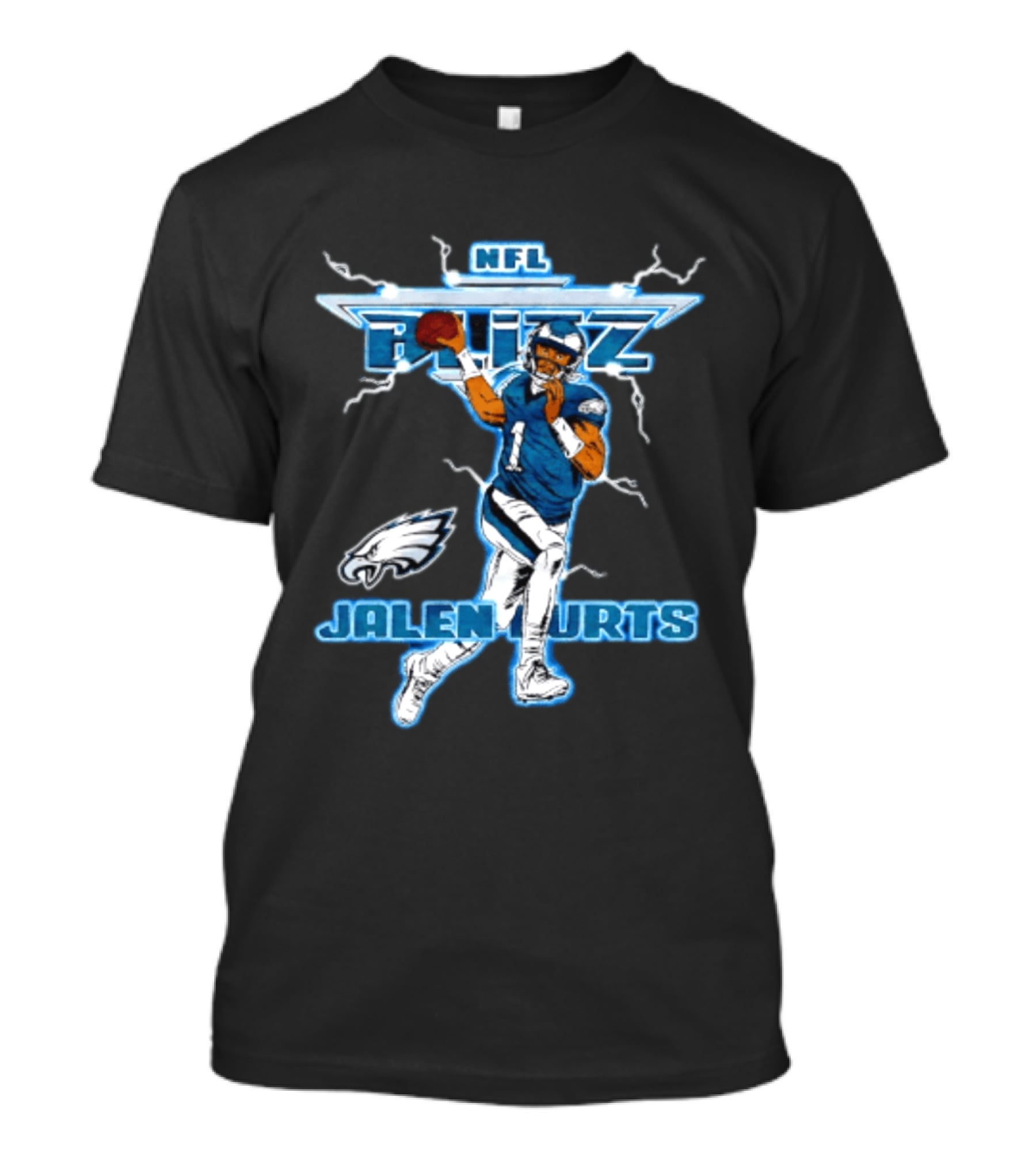 NFL Blitz Philadelphia Eagles Jalen Hurts T-Shirt