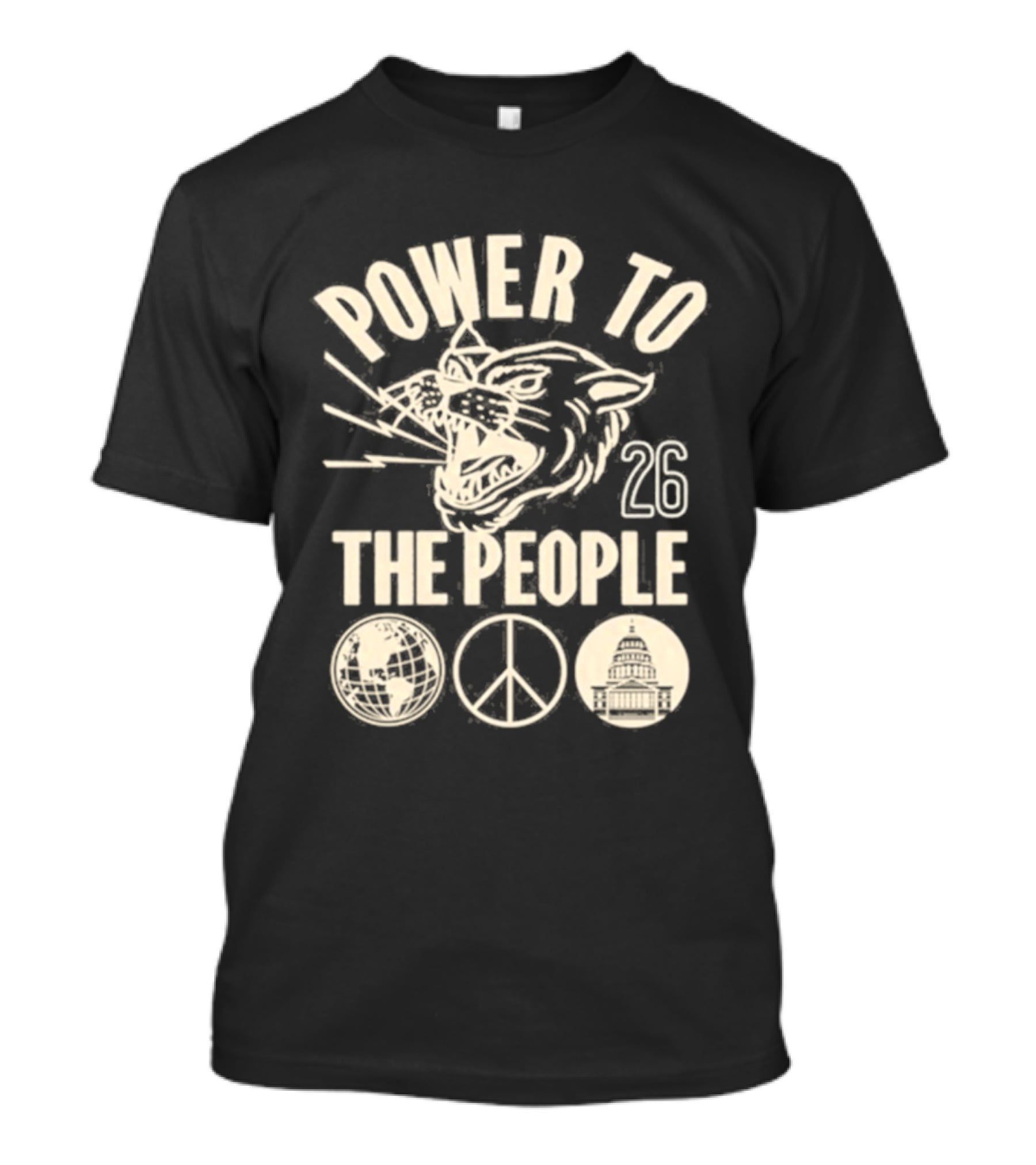 Power To The People Tiger Peace Columbia MD 26 Festival October 3 2026 T-Shirt