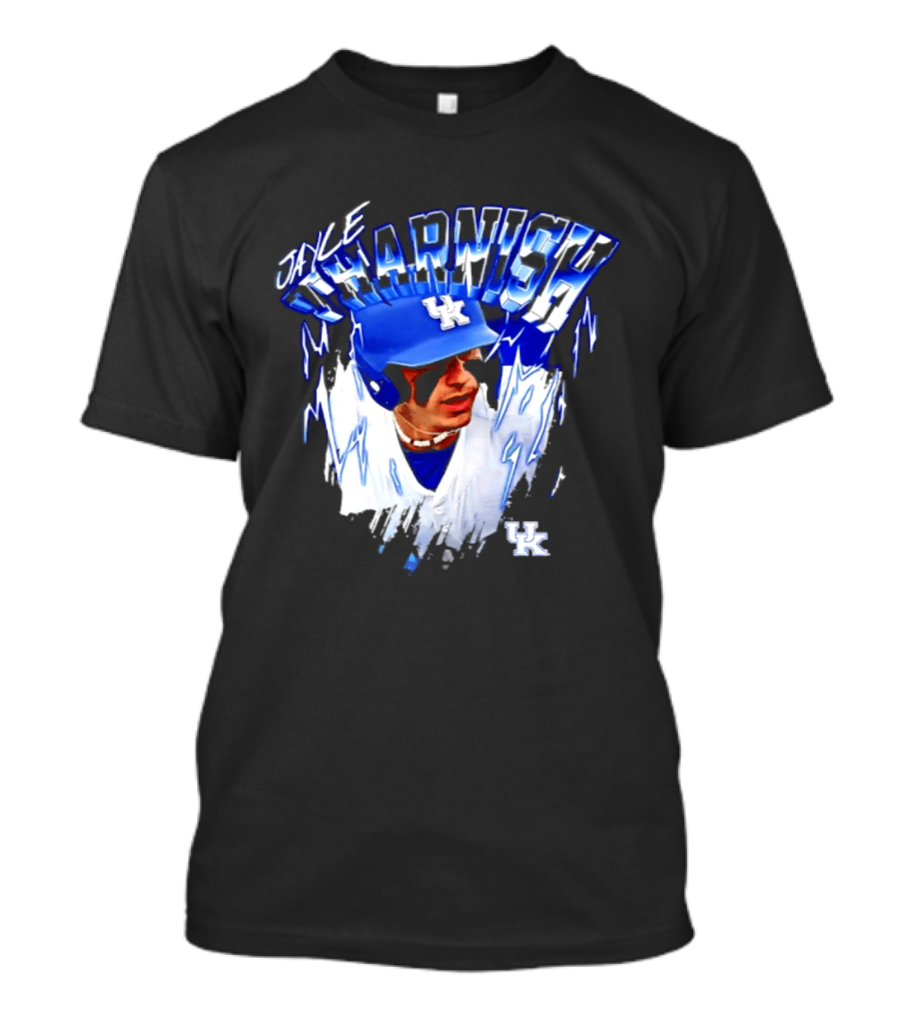 Jayce Tharnish Kentucky Wildcats Baseball UK Helm T-Shirt