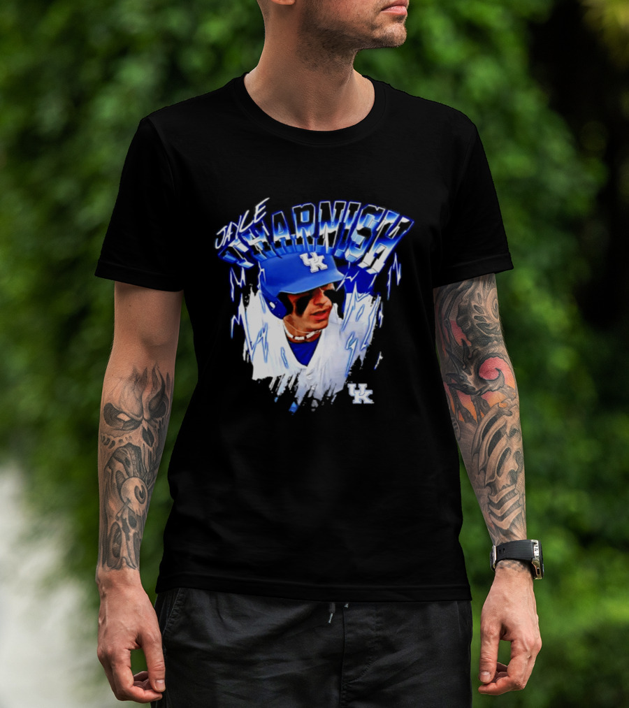 Jayce Tharnish Kentucky Wildcats Baseball UK Helm T-Shirt