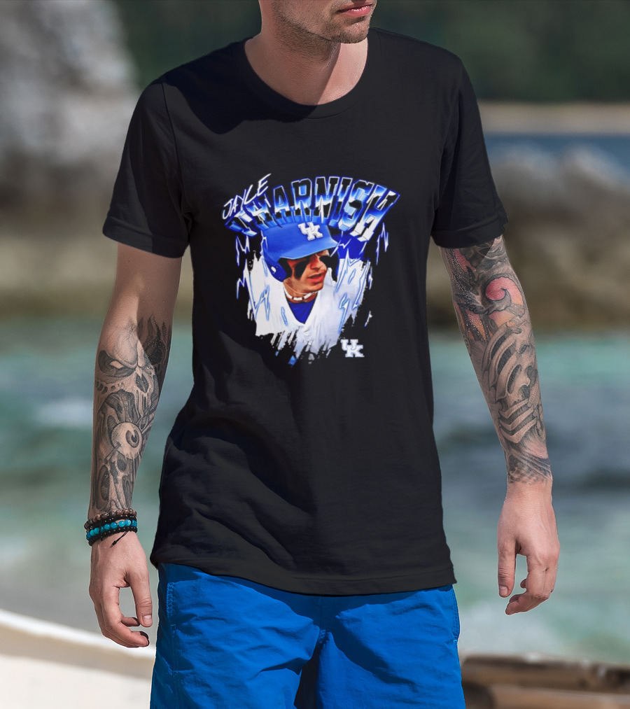 Jayce Tharnish Kentucky Wildcats Baseball UK Helm T-Shirt