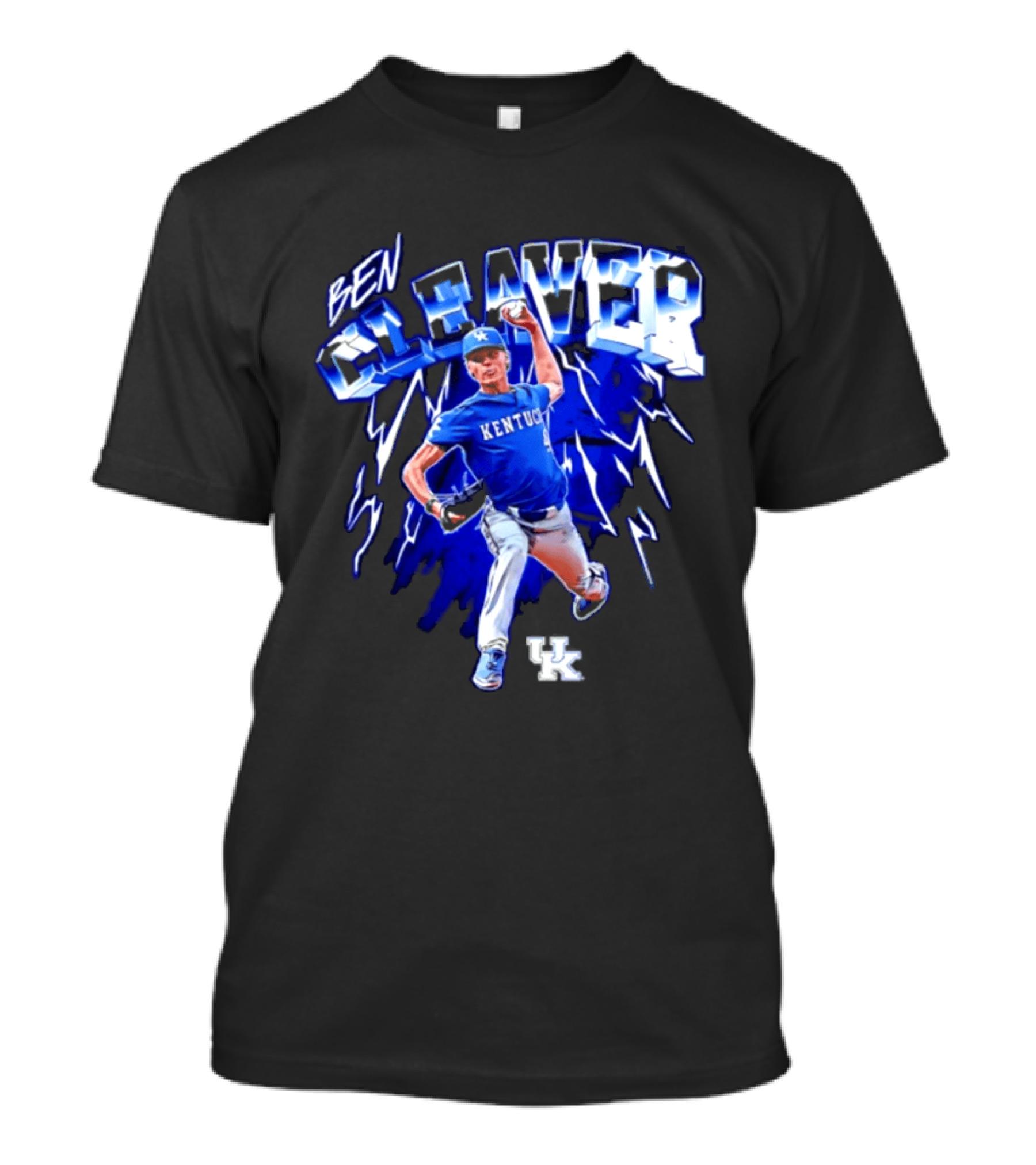 Kentucky Wildcats Ben Cleaver NCAA Baseball Player T-Shirt