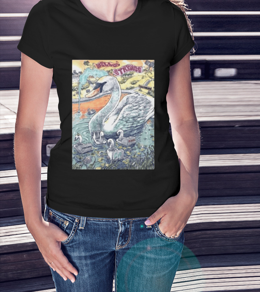 Billy Strings Live Swan Art Inglewood September 26 2026 T-Shirt