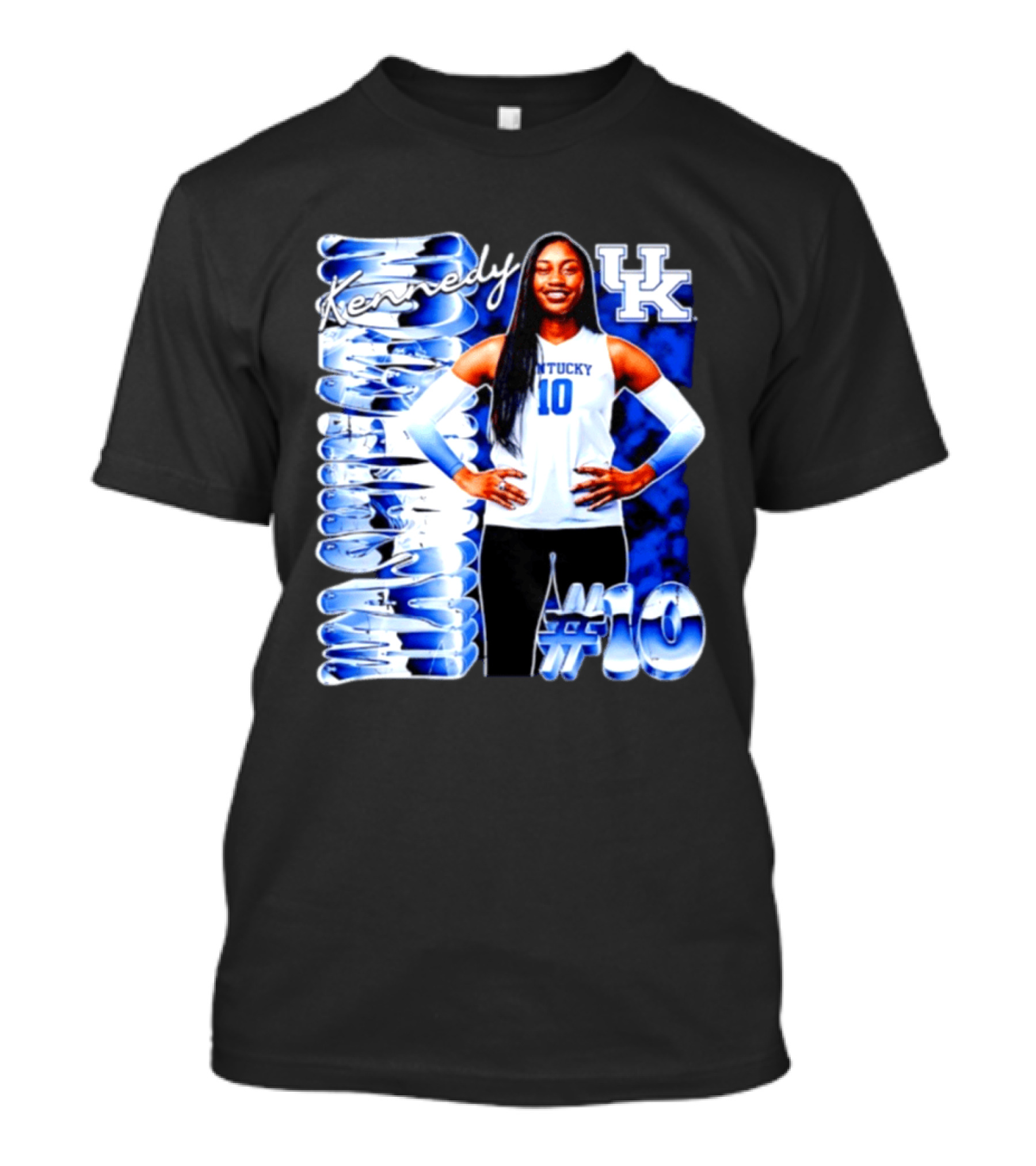 Kennedy #10 Kentucky Wildcats NCAA Volleyball T-Shirt