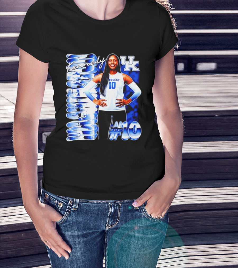 Kennedy #10 Kentucky Wildcats NCAA Volleyball T-Shirt