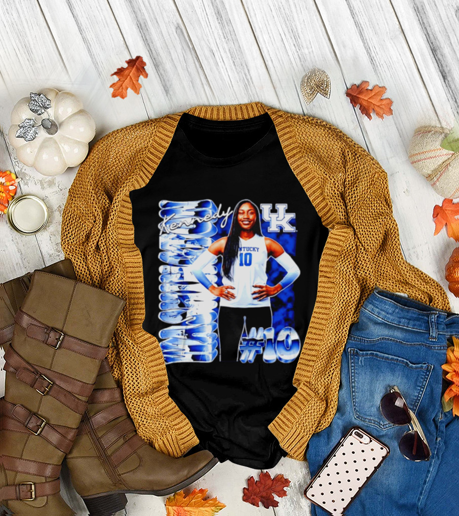Kennedy #10 Kentucky Wildcats NCAA Volleyball T-Shirt