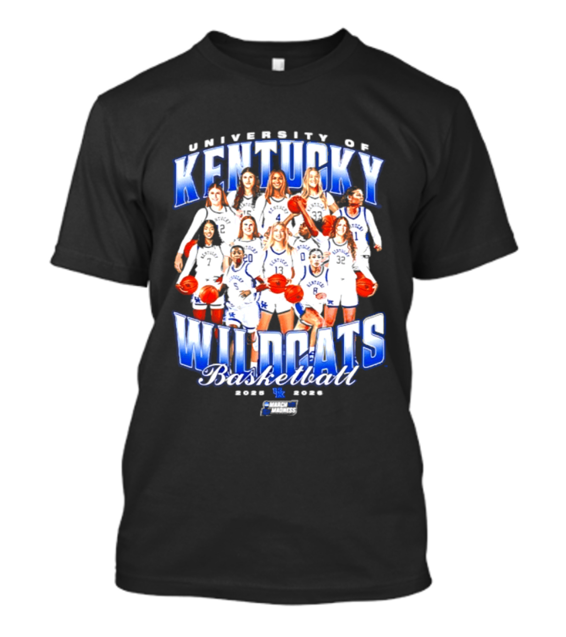 University Of Kentucky Wildcats Basketball 2026 NCAA All Team T-Shirt
