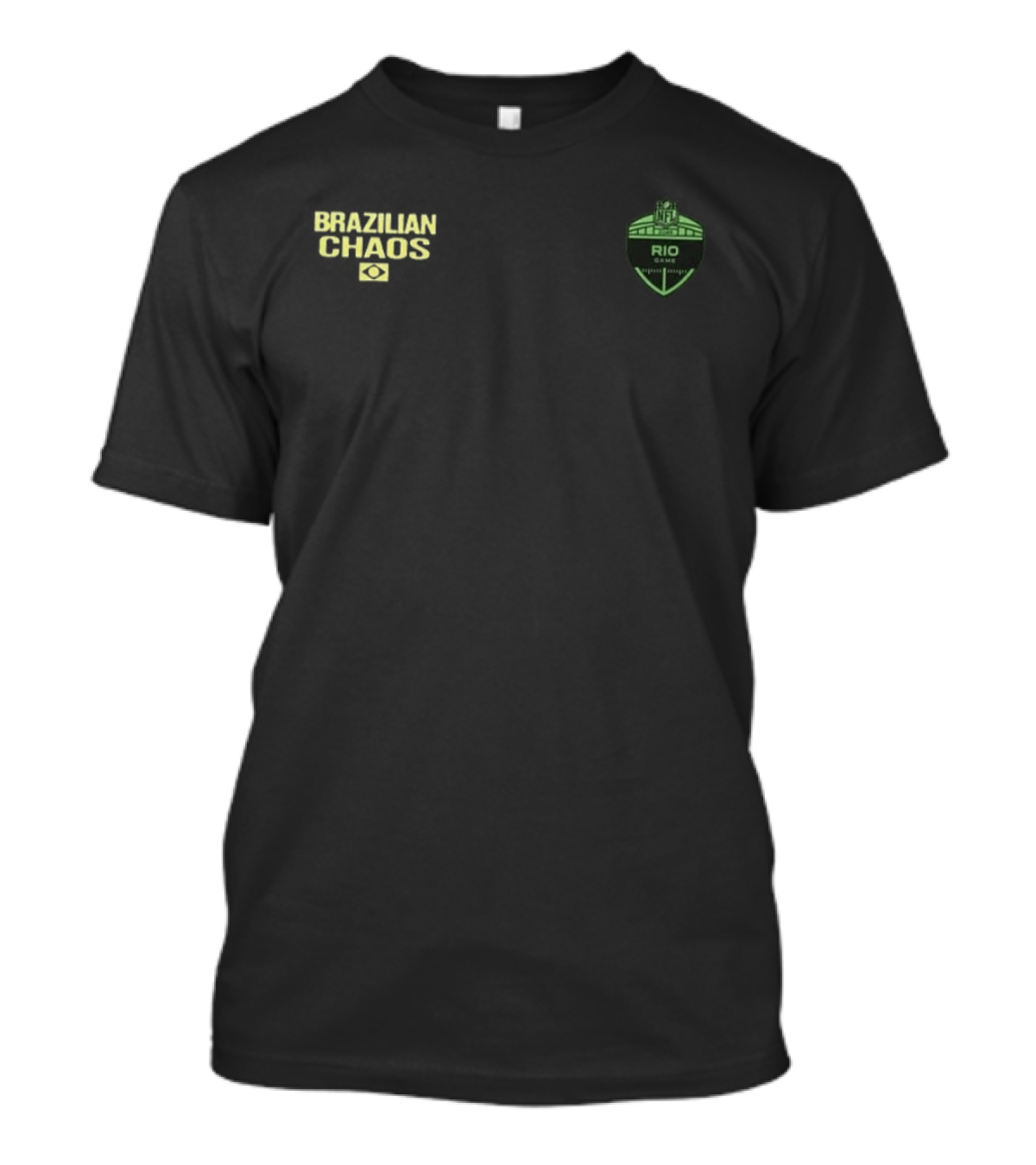 Brazilian Chaos NFL Rio Game 2026 Pedro Sampaio Sport America T-Shirt