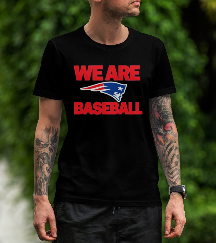 We Are Baseball Patriotic Sports Fusion T-Shirt