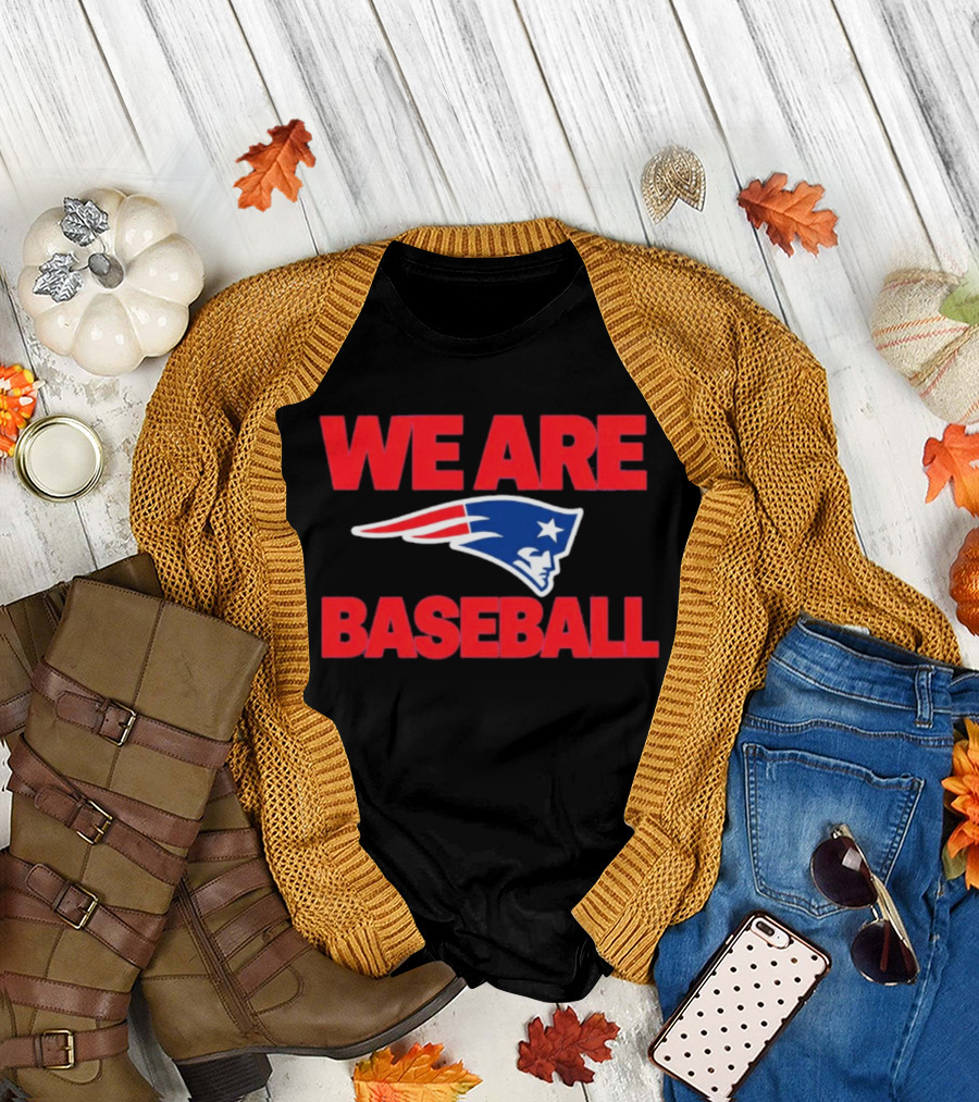 We Are Baseball Patriotic Sports Fusion T-Shirt