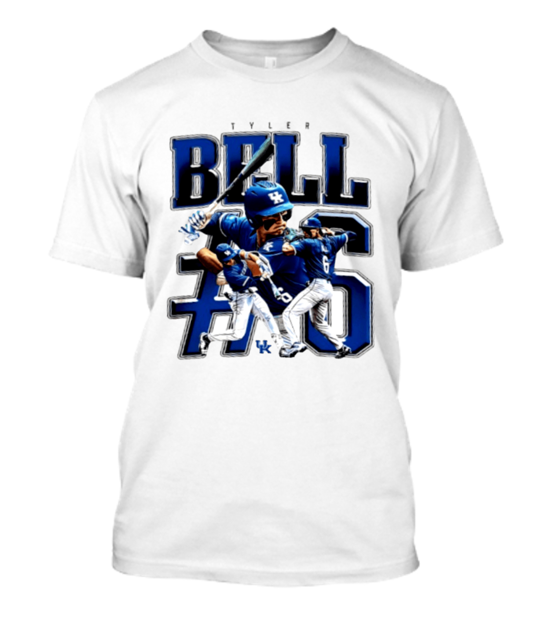 Tyler Bell 6 Kentucky Wildcats NCAA Baseball Player T-Shirt