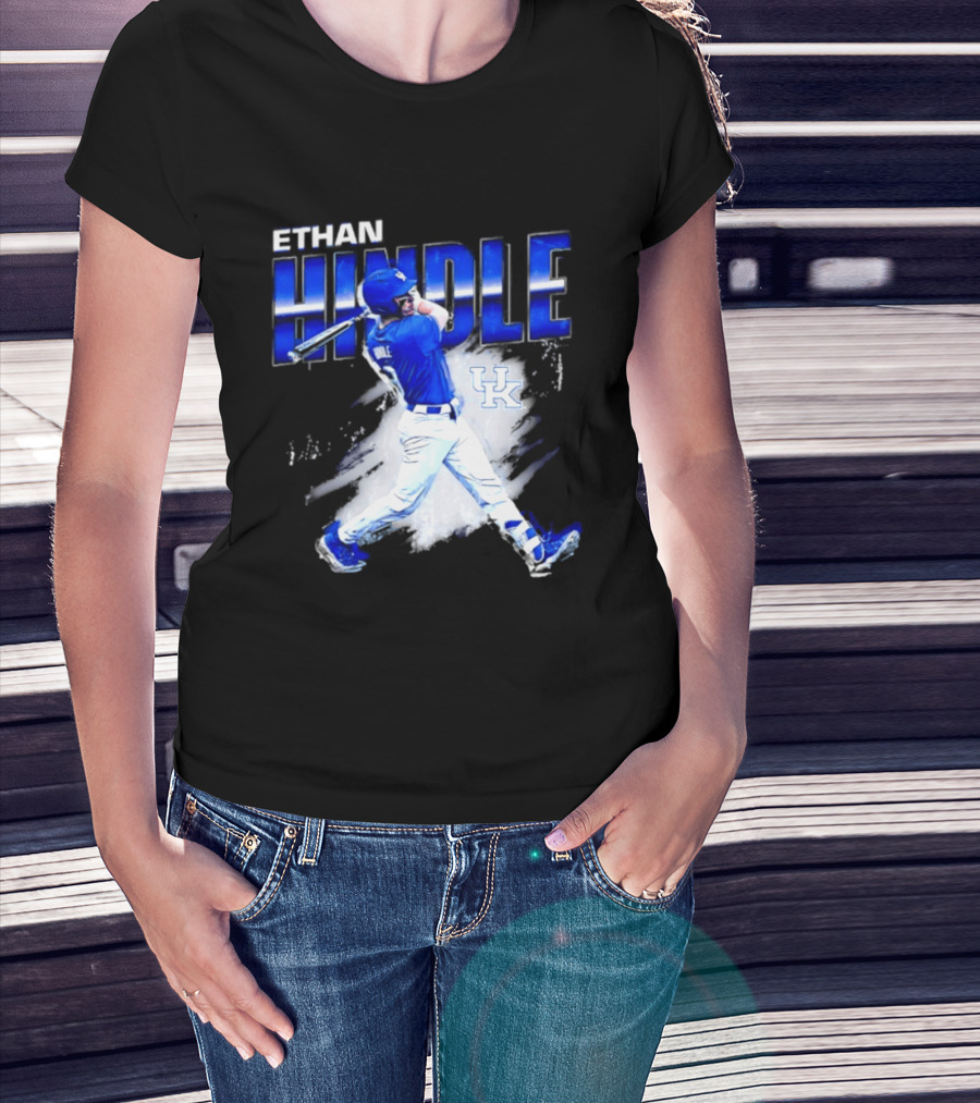 Ethan Hindle Kentucky Wildcats NCAA Baseball Player UK T-Shirt
