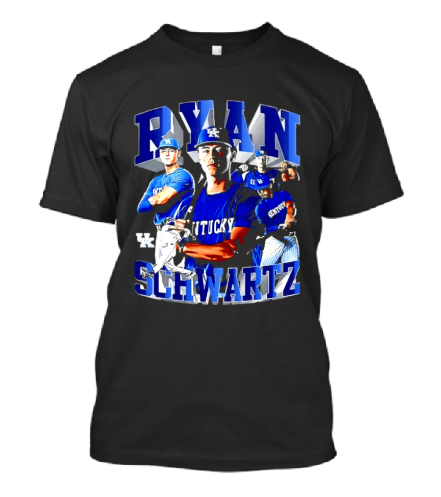 Ryan Schwartz Kentucky Wildcats NCAA Baseball Player T-Shirt