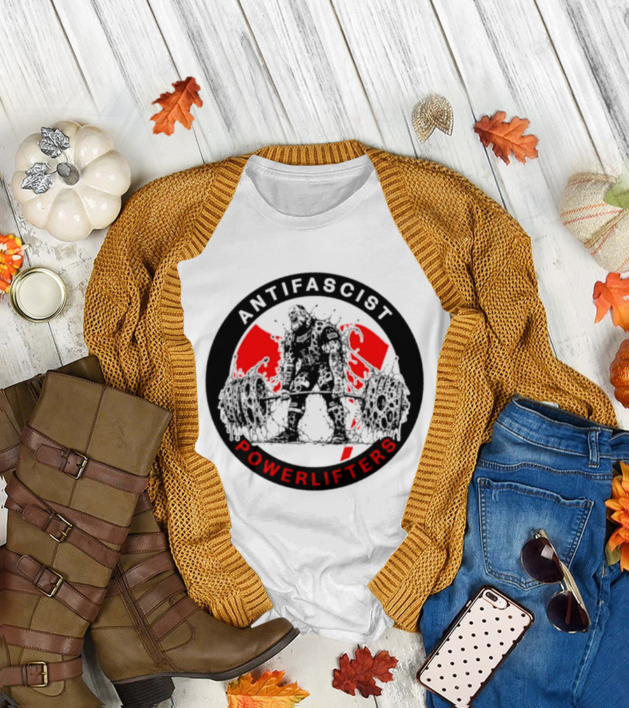 Antifascist Powerlifters Zombie Weightlifting T-Shirt