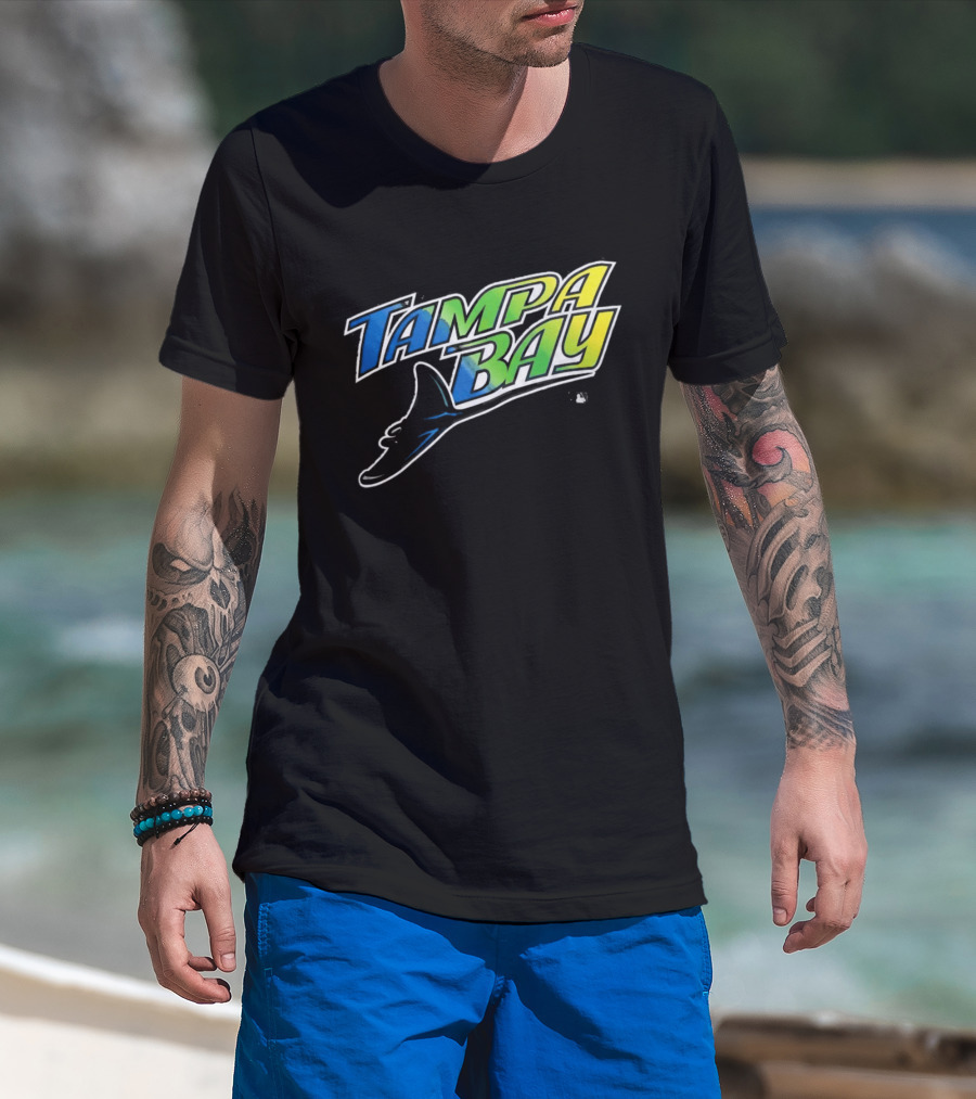 Tampa Bay Rays 2026 Classic Vibrant Logo With Manta Ray Element T-Shirt