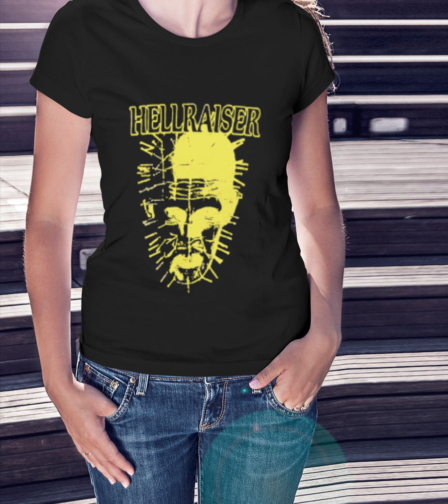Hellraiser Pinhead Clive Barker Horror Movie Swag Head T-Shirt