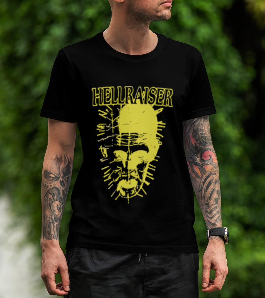 Hellraiser Pinhead Clive Barker Horror Movie Swag Head T-Shirt