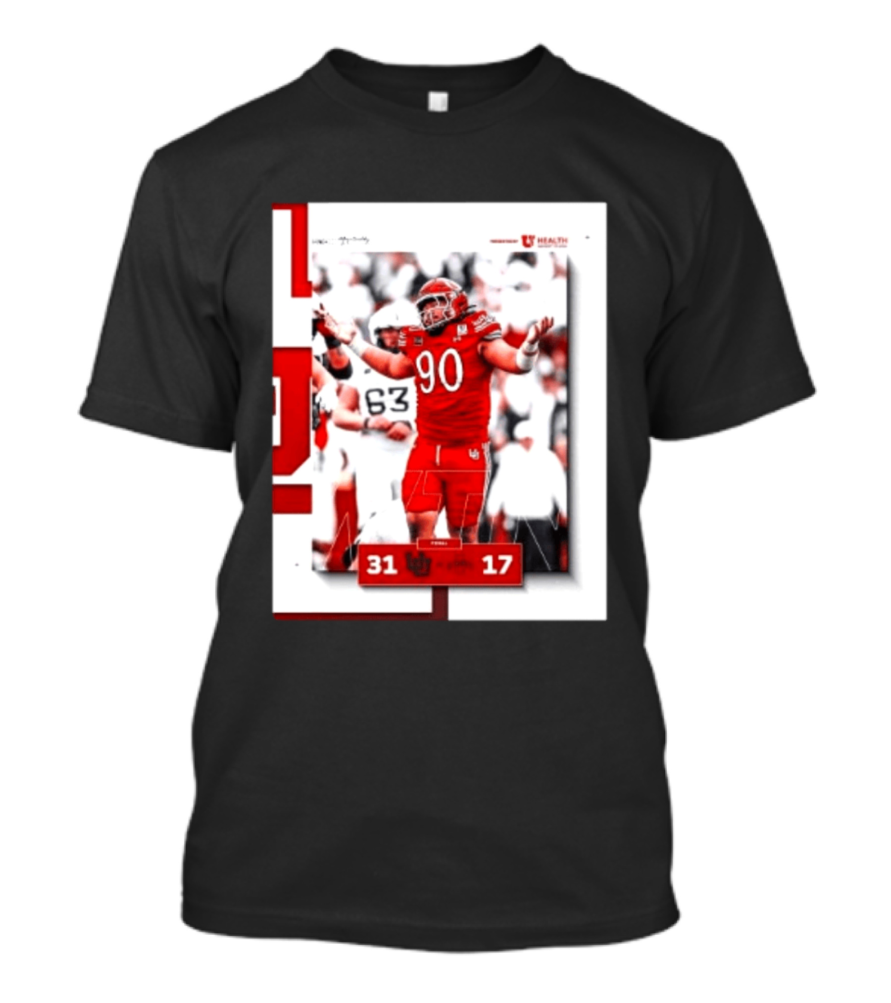 Utah Utes 31 17 Iowa State Cyclones 2026 Football Score Victory Celebration T-Shirt