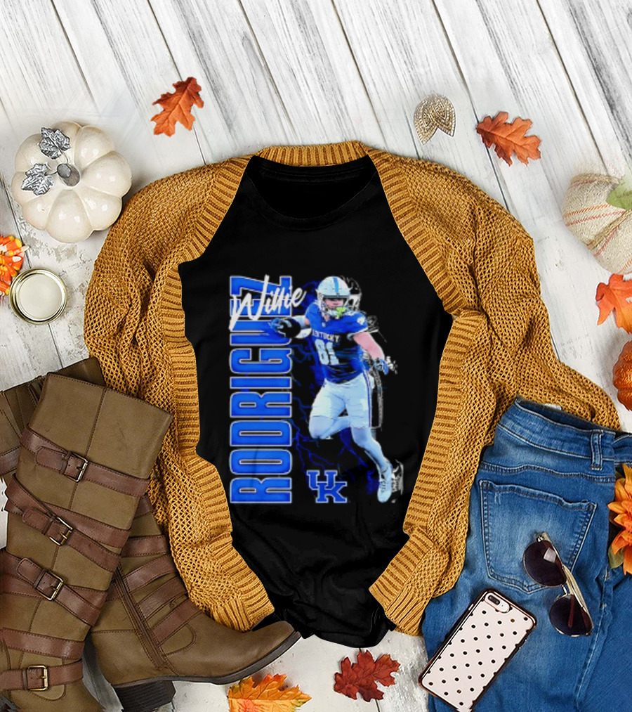 Willie Rodriguez Kentucky Wildcats NCAA Football UK T-Shirt