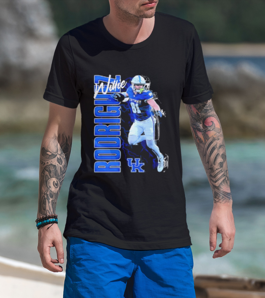 Willie Rodriguez Kentucky Wildcats NCAA Football UK T-Shirt