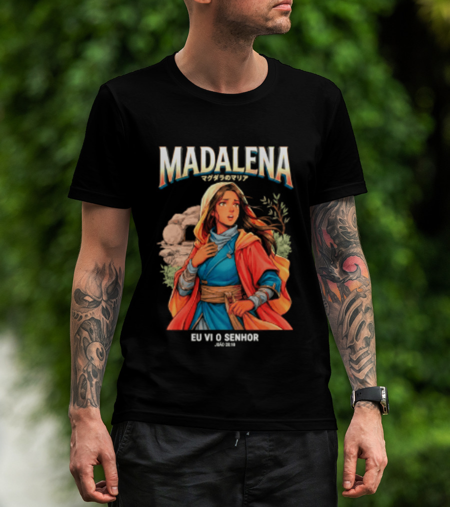 Madalena Eu Vi O Senhor Joao 20 18 Religious T-Shirt