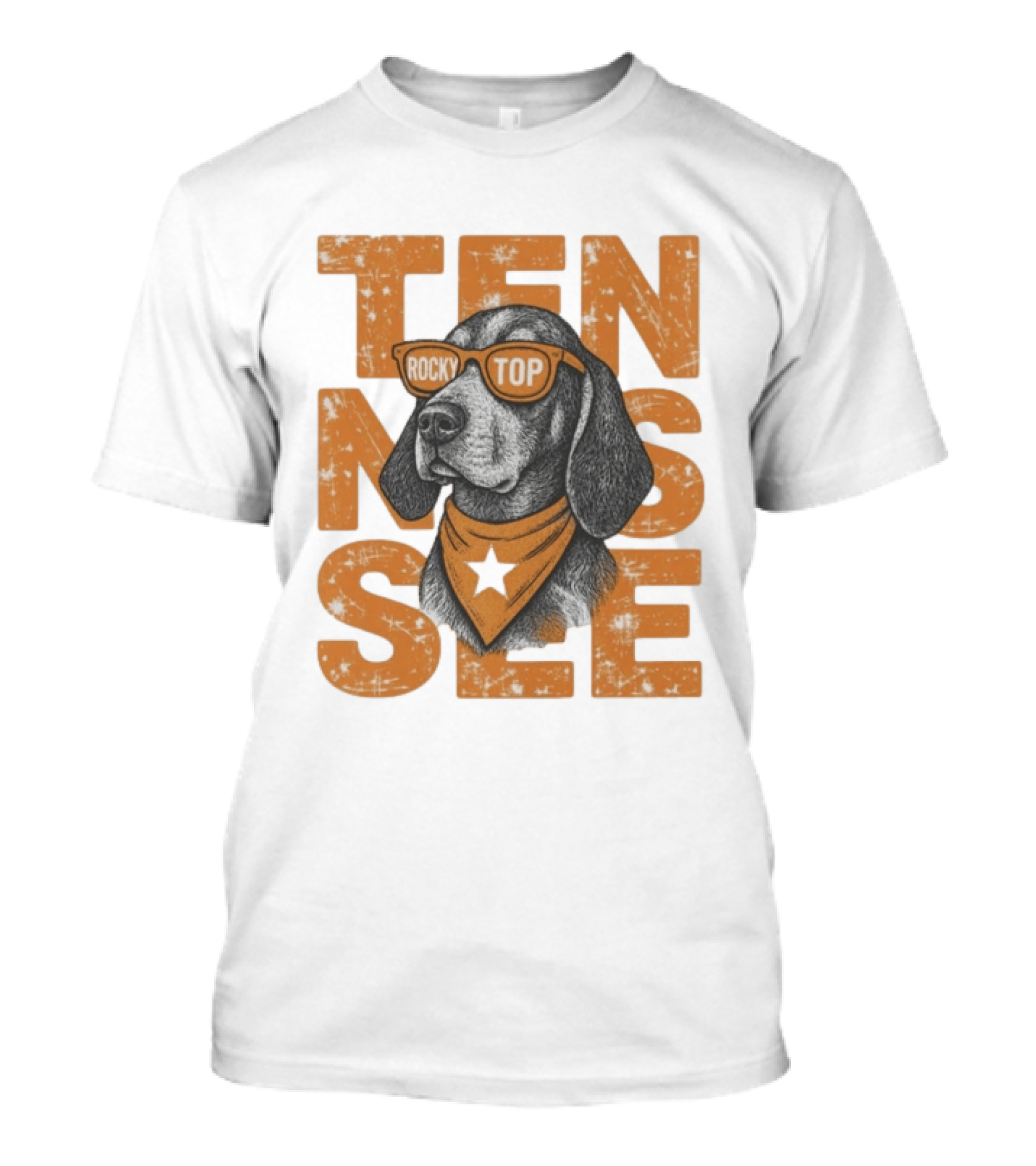 Comfort Colors Rocky Top Tennessee Dog Sunglasses Football T-Shirt