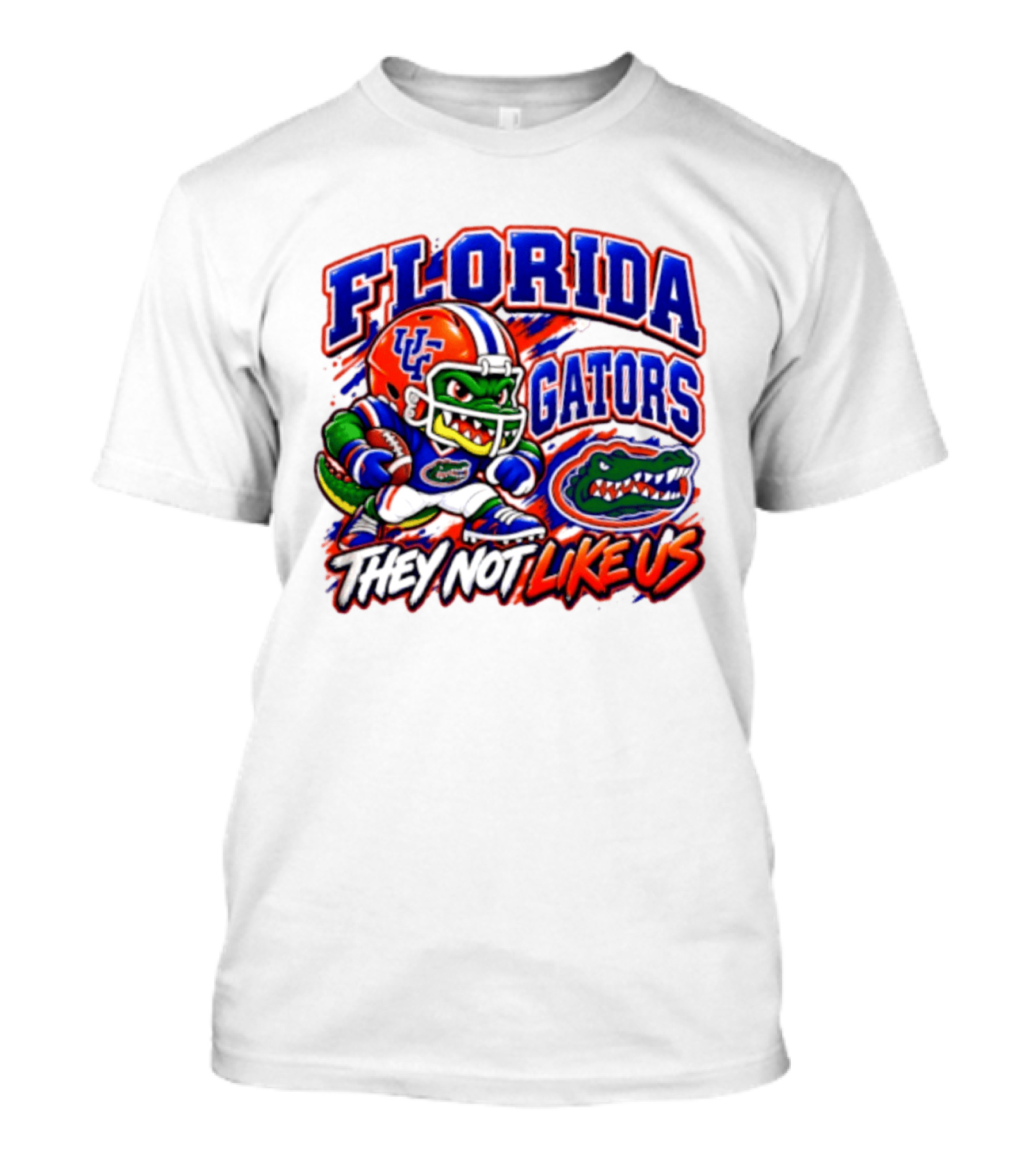 Florida Gators NCAA Football Fierce Gator They Not Like Us T-Shirt