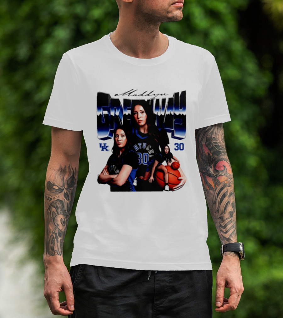 Maddyn Greenway 30 Kentucky Wildcats UK NTU Women's Basketball T-Shirt