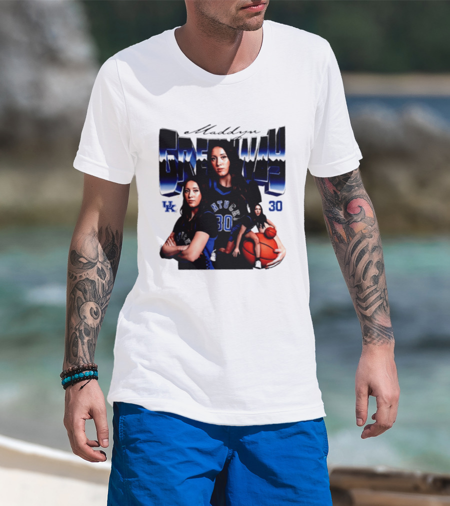 Maddyn Greenway 30 Kentucky Wildcats UK NTU Women's Basketball T-Shirt