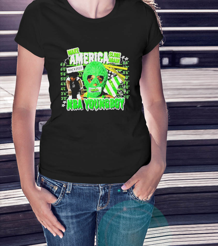 Make America Slime Again NBA Young Boy Tour T-Shirt