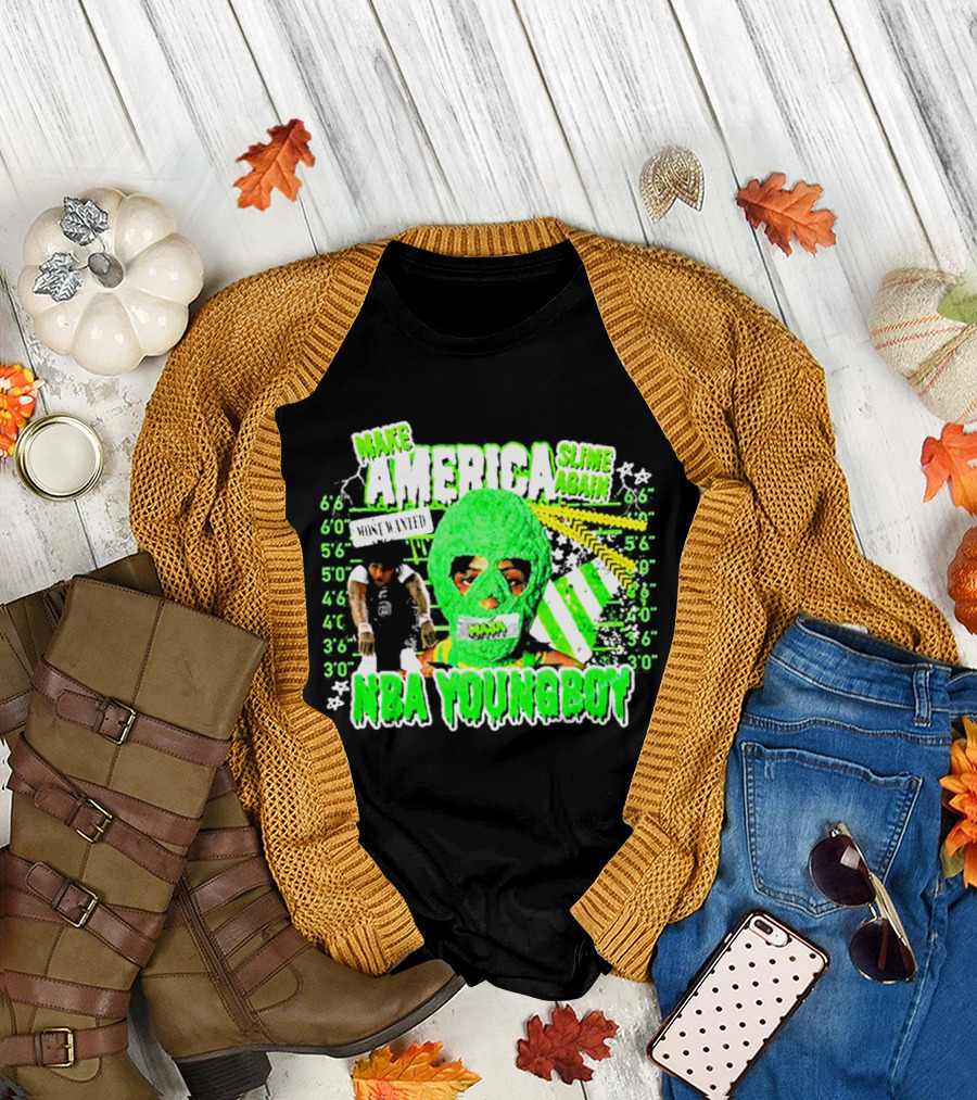 Make America Slime Again NBA Young Boy Tour T-Shirt